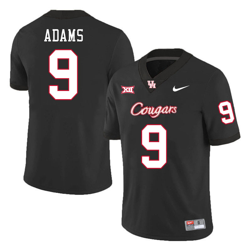 Matthew Adams Houston Jersey,Houston Cougars #9 Matthew Adams Jersey Youth College Uniforms-Black